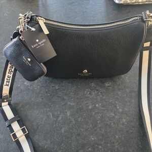 Kate Spade Black Crossbody Bag with Pouch
